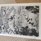 Vintage two-sided circus posters