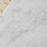 60s marble side table coffee table