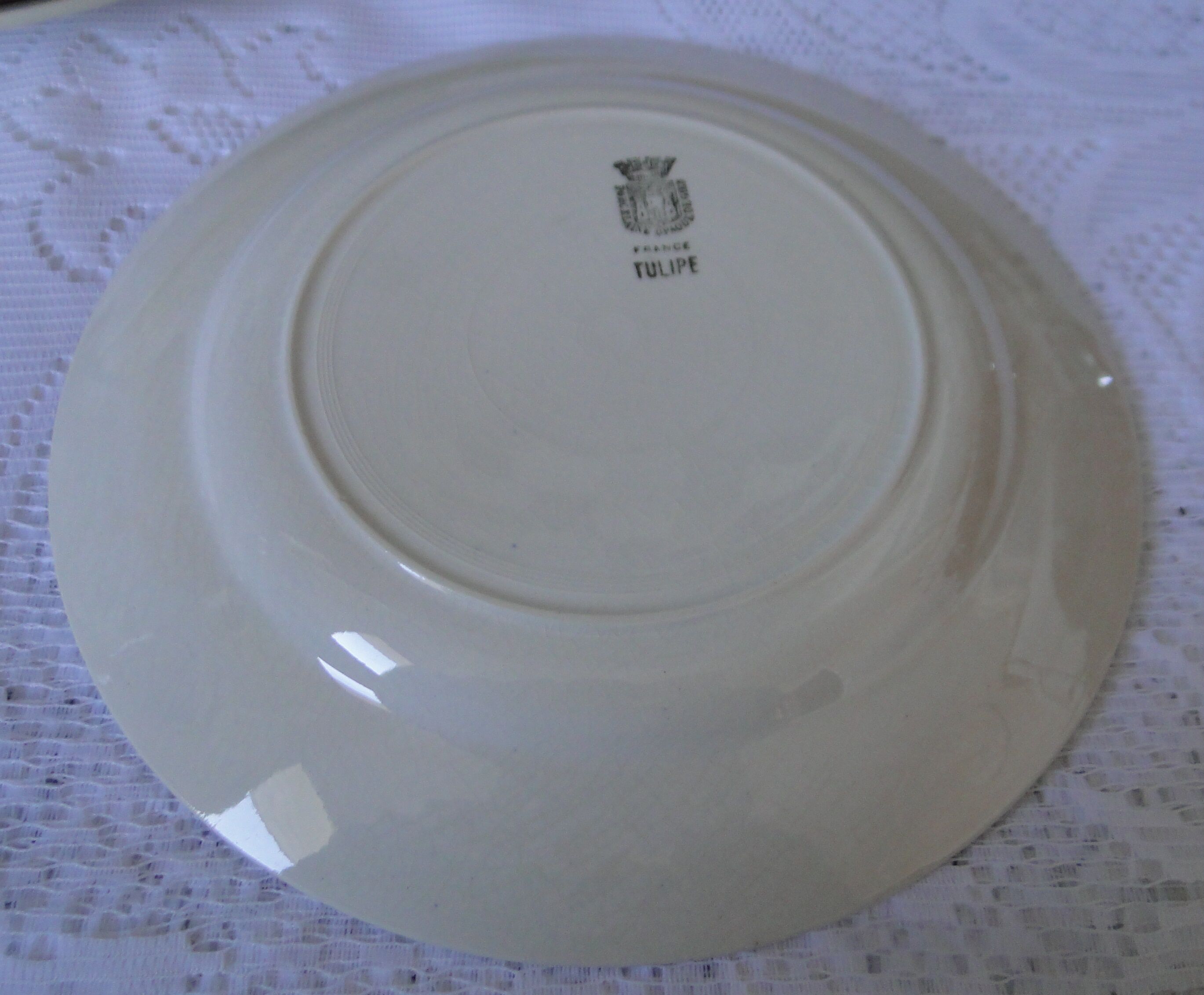 Lot 8 flat plates gien tulip model