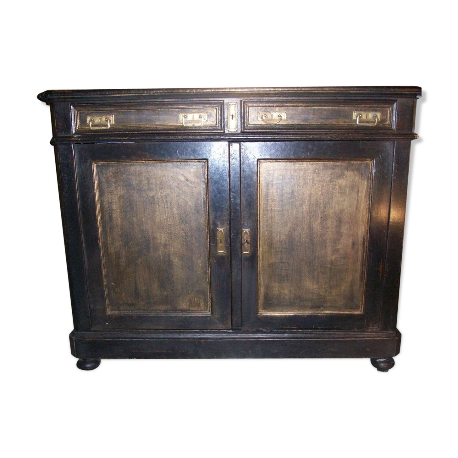 Buffet end XIX in solid oak