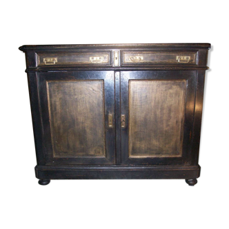 Buffet end XIX in solid oak