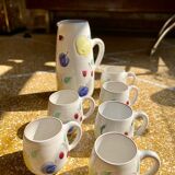 Service à jus en céramique signé Hans Wagner (HWL) 1960/70