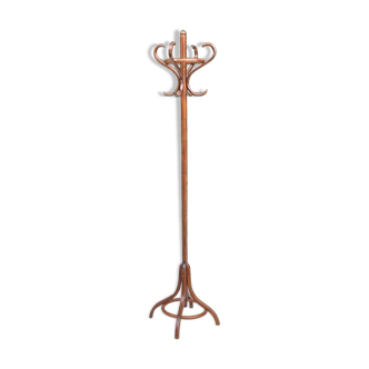 Portemanteau Perroquet en bois massif courbé,  années 50