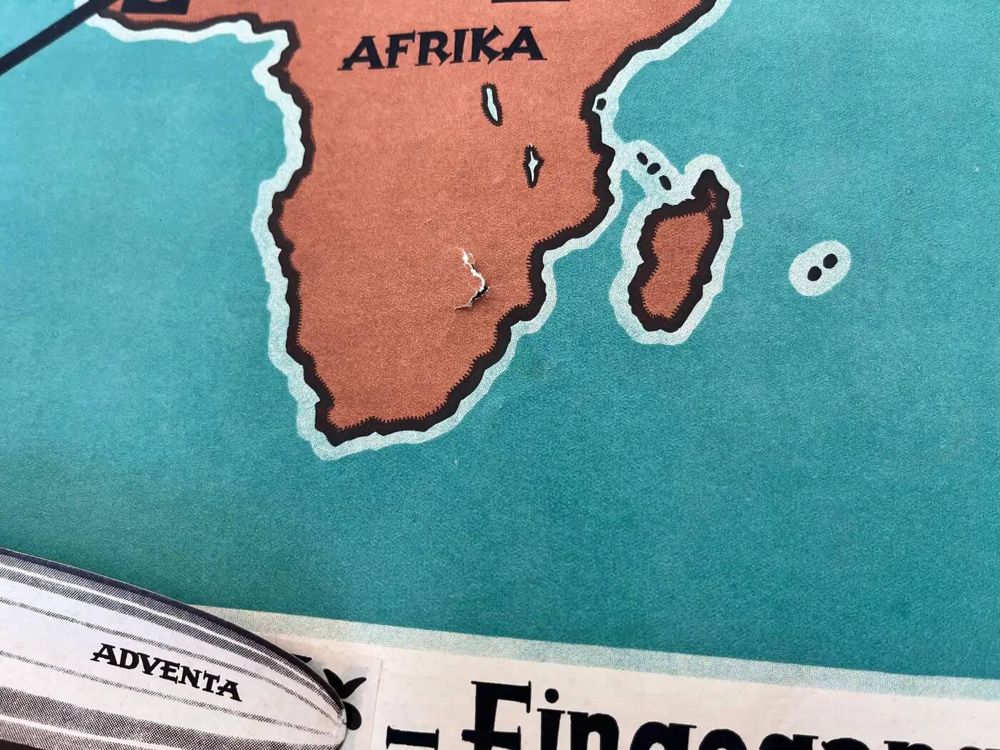 Original German airship travel poster - 1930s