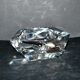 Faceted cut crystal ashtray signed SAINT-LOUIS