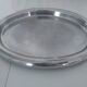 Plateau ovale inox Alessi Italy J.Hoffmann 1923-2003
