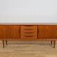 Mid-Century Large Teak Tambour Door Sideboard, Denmark, 1960s