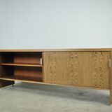 Modern DUTCH DESIGN vintage sideboard with Wenge finish, 1980s