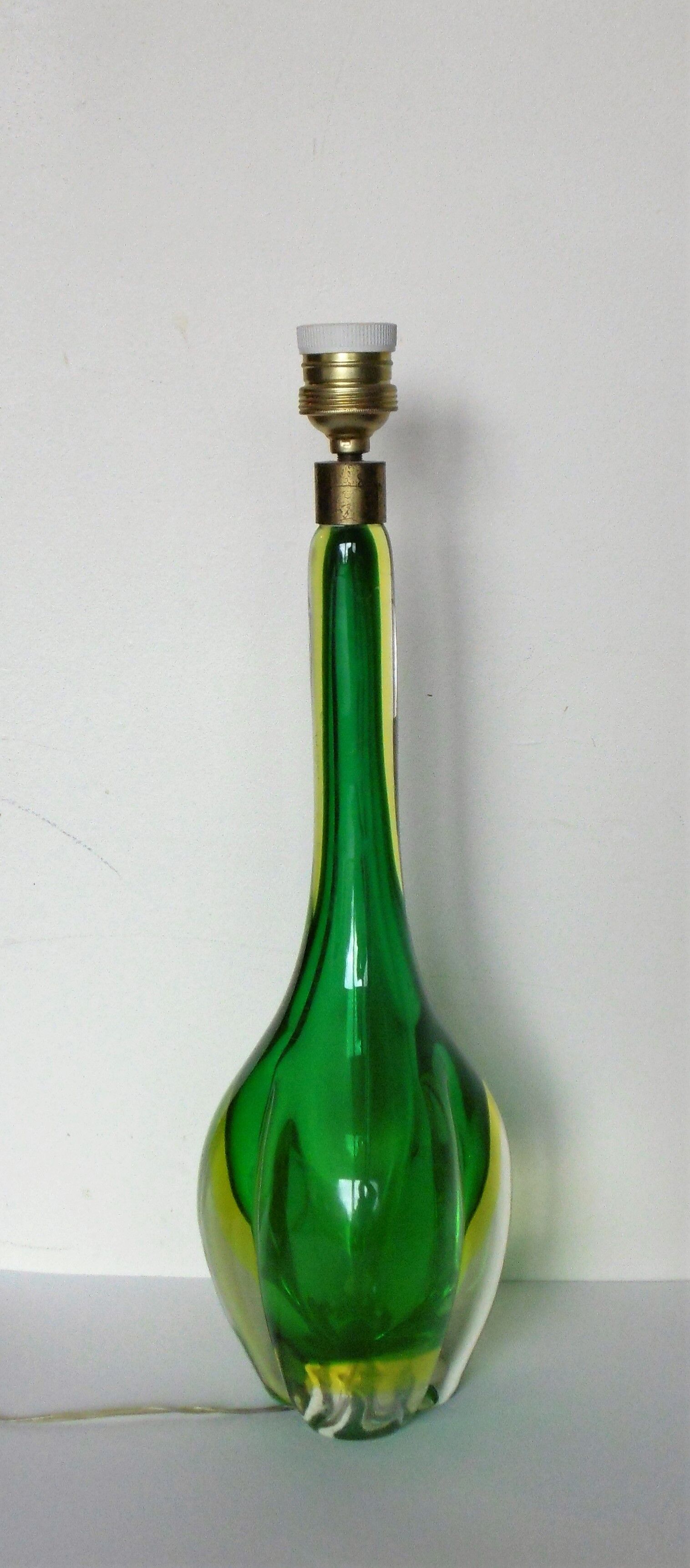 Murano Sommerso glass table lamp