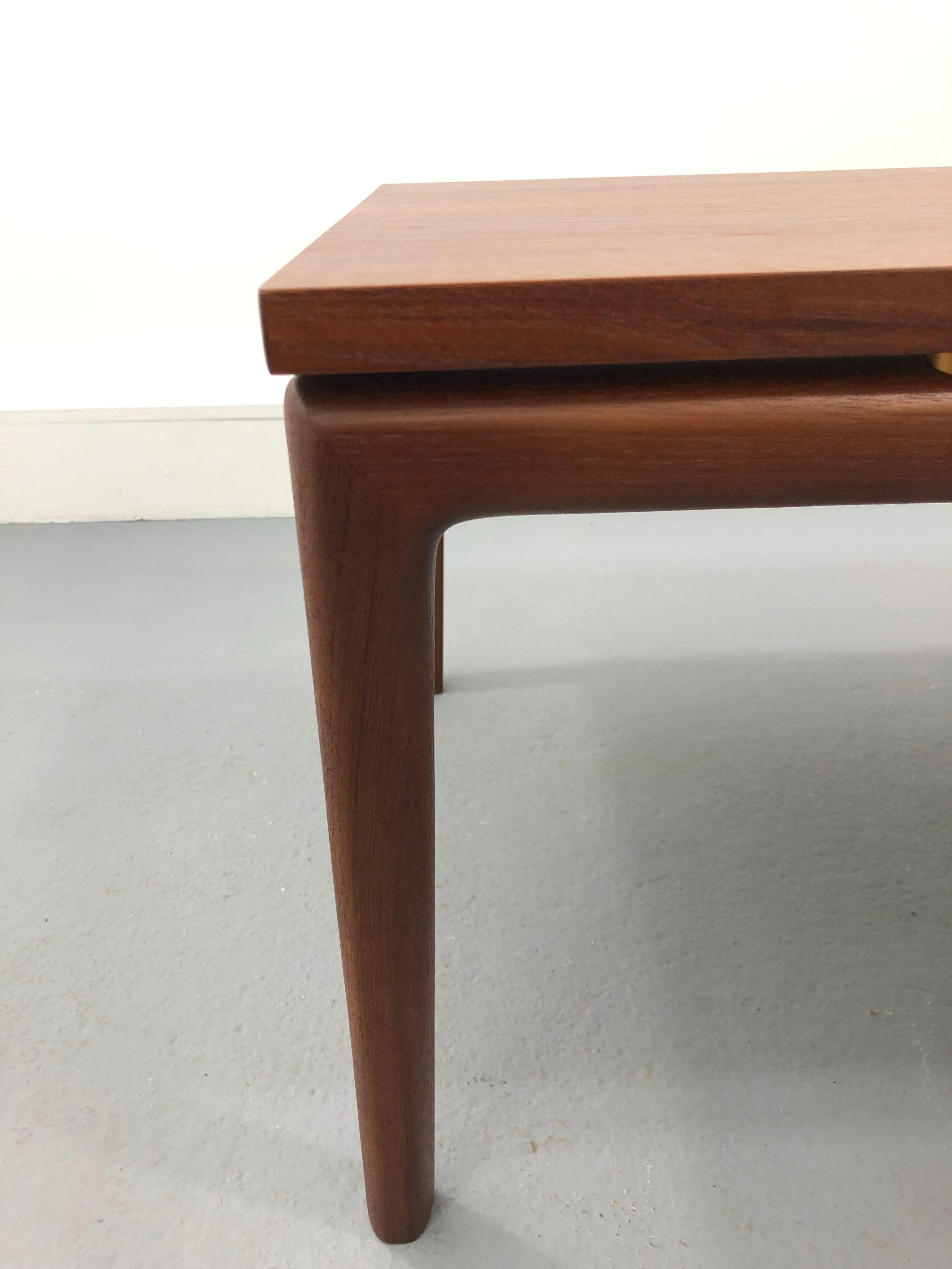 Table basse par Ole Wanscher pour France & Søn, années 1960