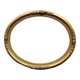 Art Deco oval frame in gilded stucco and wood