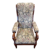 Voltaire mahogany with a rack.