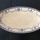 Dish oval porcelain of Lunéville KG - Model Bonaparte - blue décor