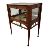 Meuble à thé/vitrine/étagère vintage en bois