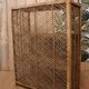Braided rattan buffet
