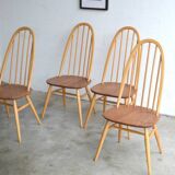 Série de quatre chaises « Quaker »par Lucian Ercolani