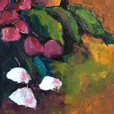 Tableau bouquet contemporain