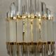 Pair of Benini wall lamps, murano glass Italy 1970s