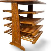 Wooden magazine rack, Circa 1950