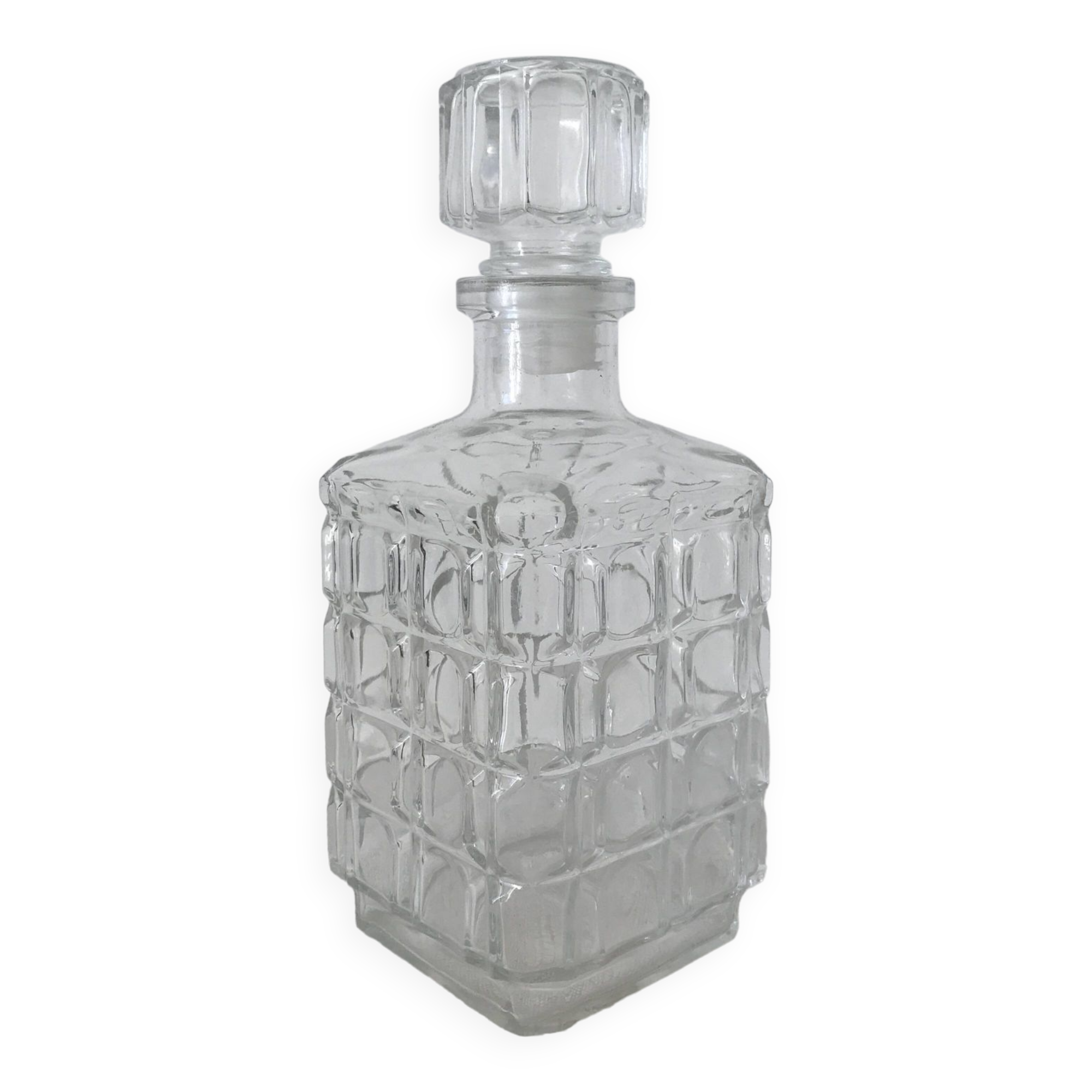 Glass whiskey decanter