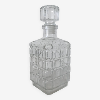 Glass whiskey decanter