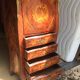 Dame secretary Louis XV style, curved, 4 drawers