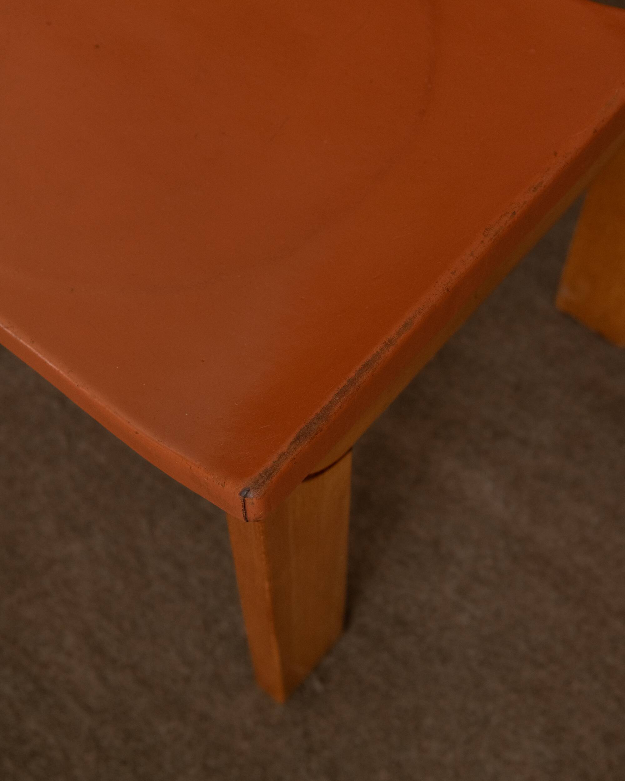 Wood Leather Dining Chairs Luigi Gorgoni Roche Bobois, 1970s, Set of 7