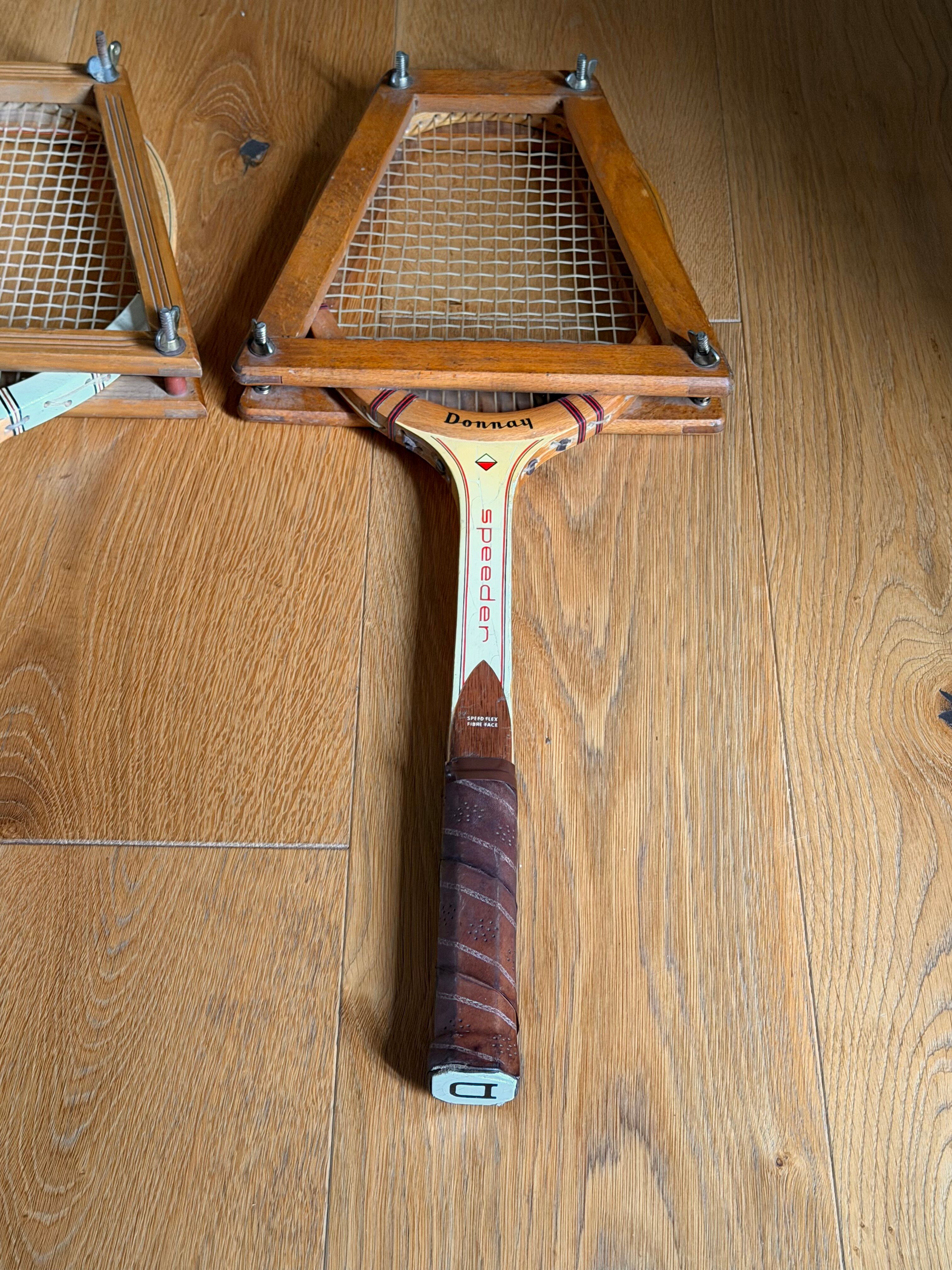 Pair of tennis rackets 1960