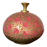 Boîte en papier mâché d’Inde