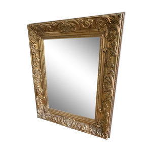 miroir ancien cadre doré