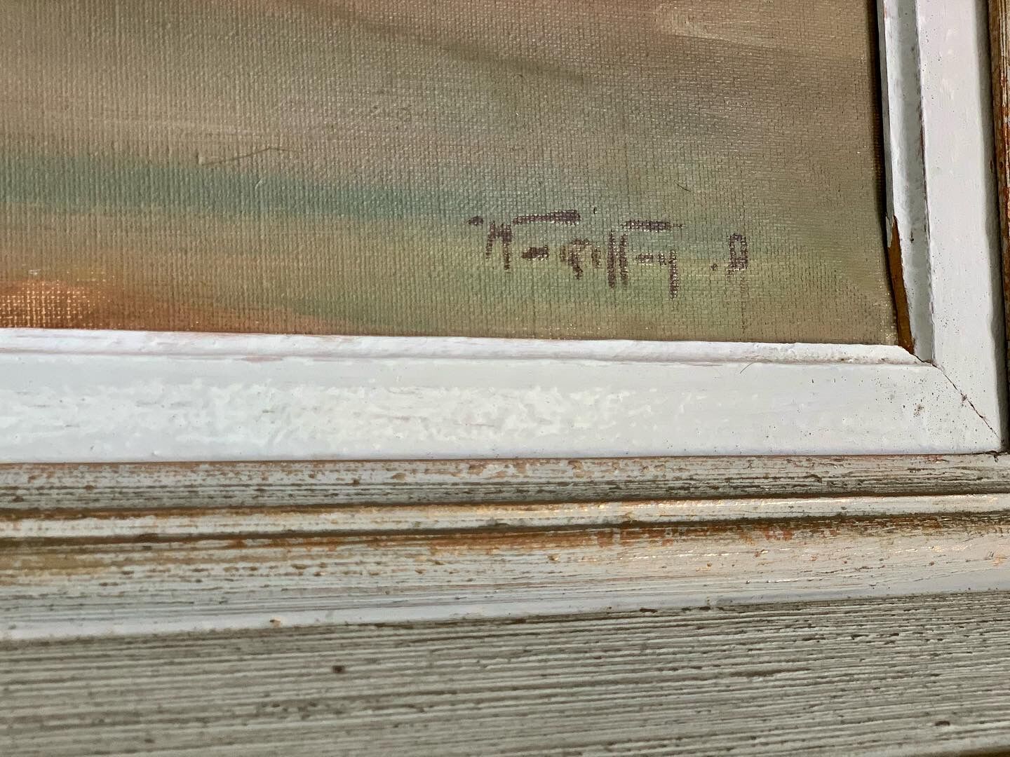 Vintage flower painting