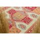 1970s Vintage Turkish Oushak Handmade Wool Cotton Cream Area Rug 172x231