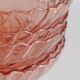 Rosaline service 5 cups and pink glass salad bowl