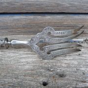 Pelle de service à poisson en argent poinçon Minerve