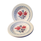 Trio d'assiettes Digoin