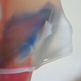 Blown glass vase signed on the base