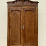 Louis Philippe period shell cabinet in walnut