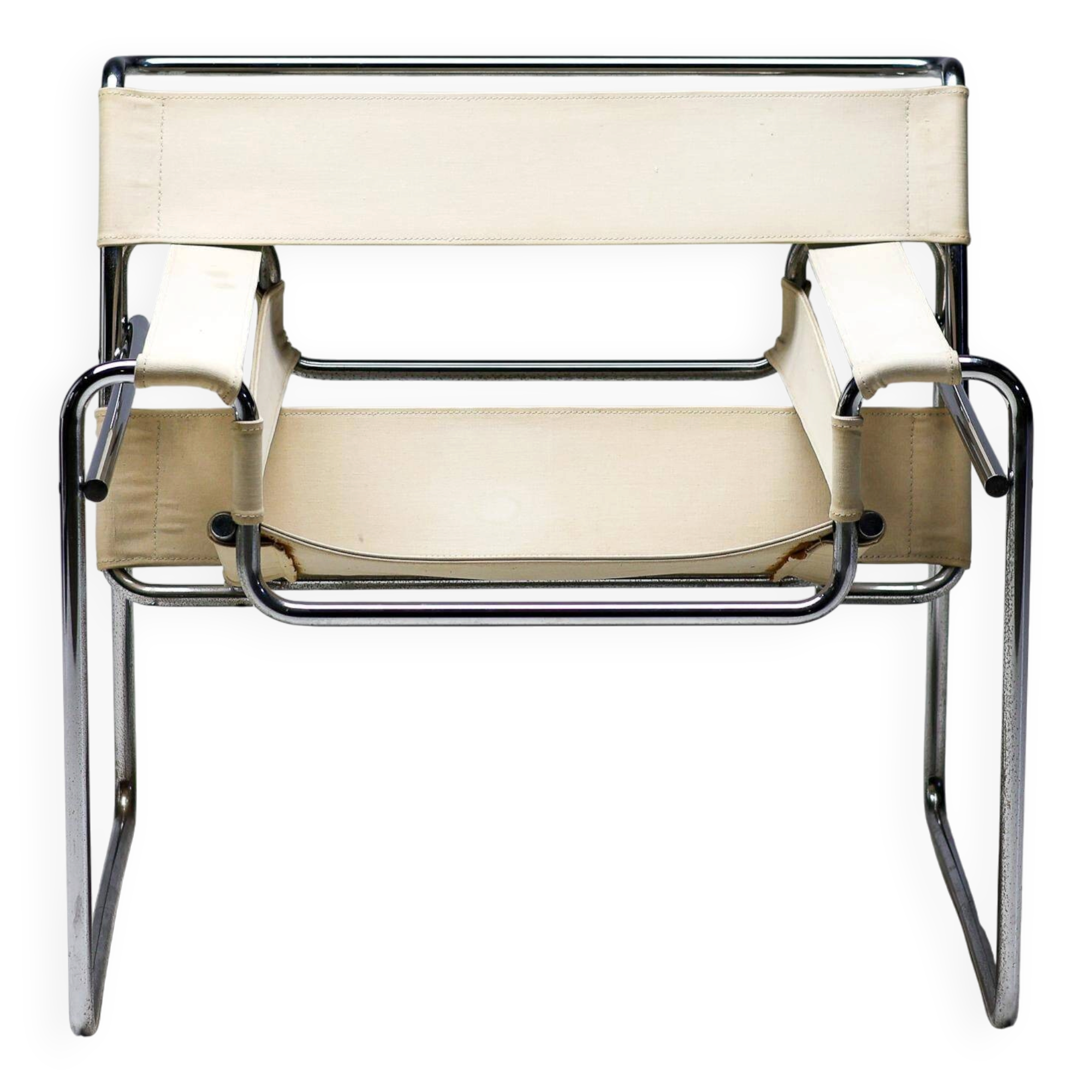 Fauteuil modèle B3 "Wassily" de Marcel Breuer, Gavina