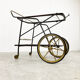 Vintage Italian serving trolley by Cesare Lacca, 1950s