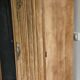 Armoire Art déco, 3 portes, 1 miroir, sablée