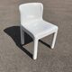 Vintage chair 4875 by Carlo Bartoli for Kartell, white, 1970s
