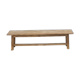Banc de ferme ancien en bois massif brut 1m90