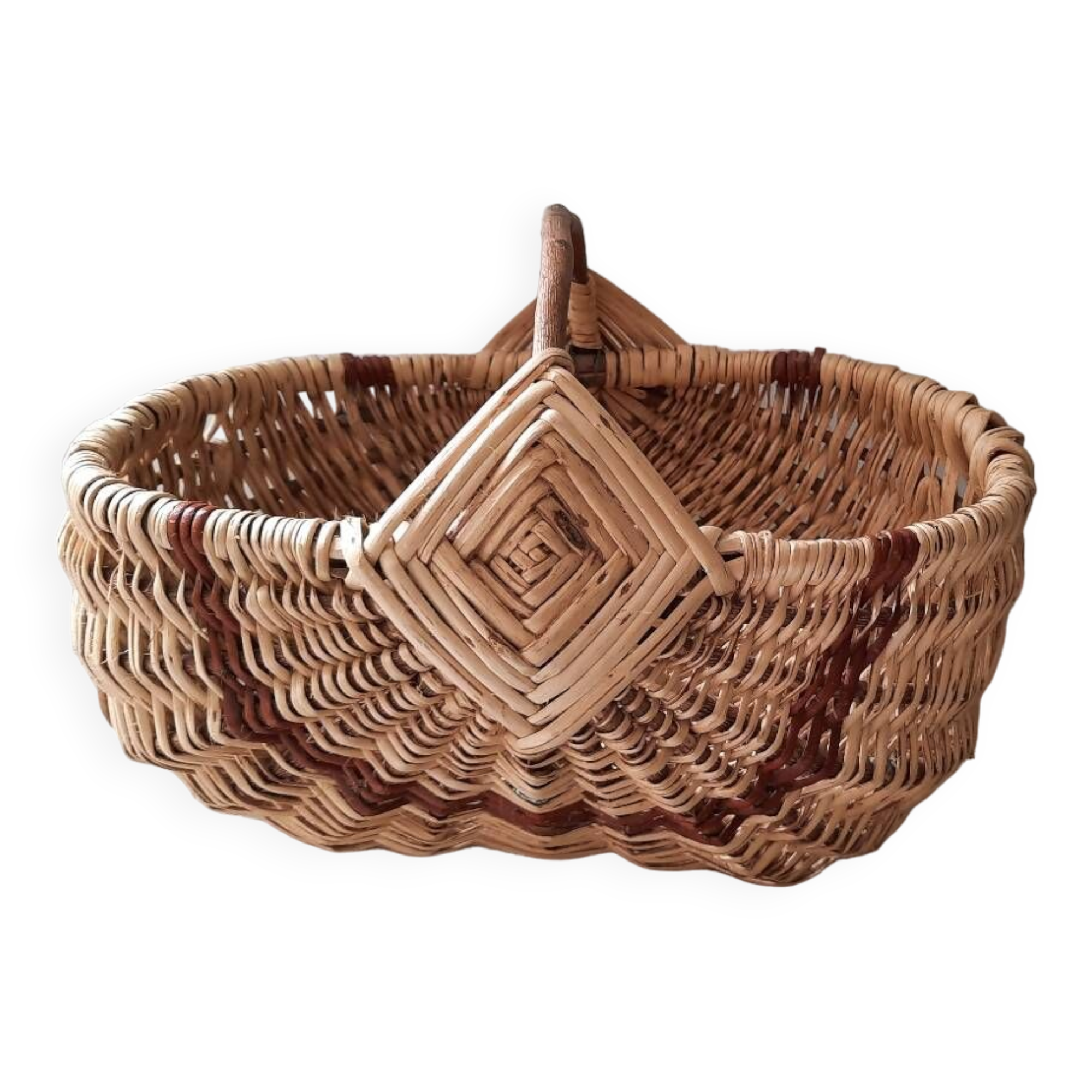 Large rattan basket