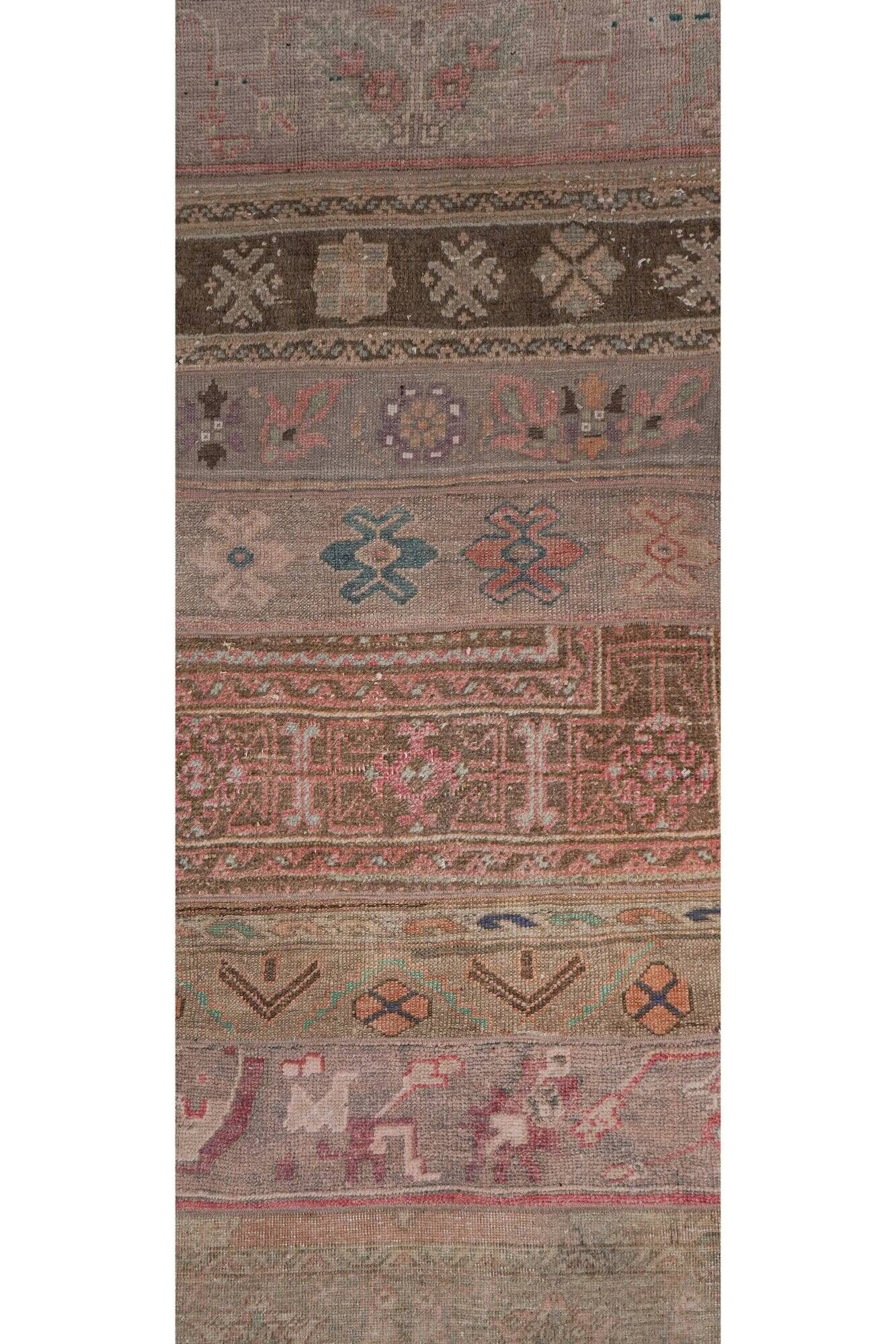 Vintage Turkish hallway rug 71x1 cm