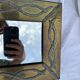 Brutalist mirror by Jean Goardere
