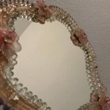 Murano glass mirror from the 60s