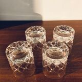 4 verres à whisky