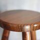 Tabouret vintage, tabouret bois, tabouret tripode , tabouret d'appoint