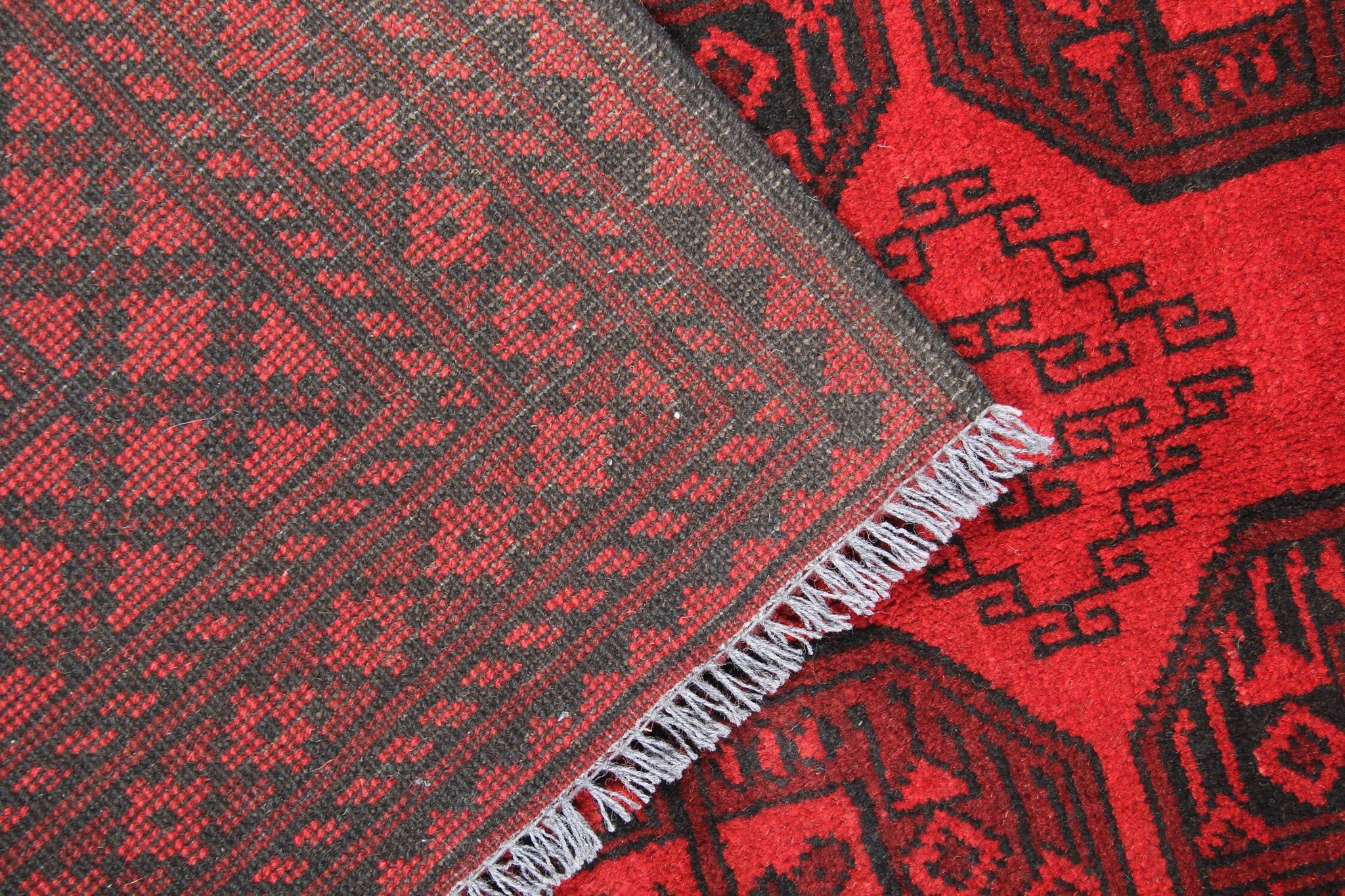 Red Wool Carpet Traditional Ziegler Rug- 164x237cm