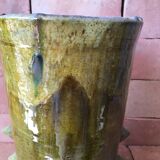 TAMEGROUTE POTTERY VASE IN GLAZED TERRACOTTA